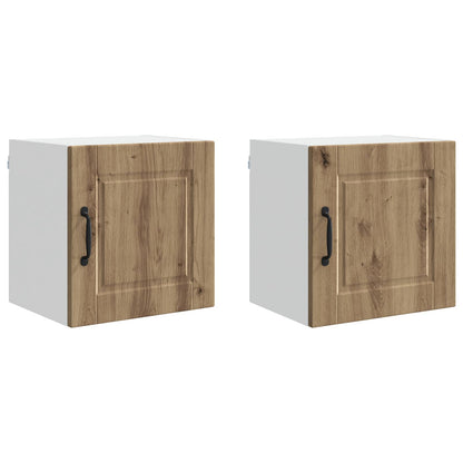 Wall Cabinet PORTO 2 pcs Artisan Oak 40 x 31 x 40 cm