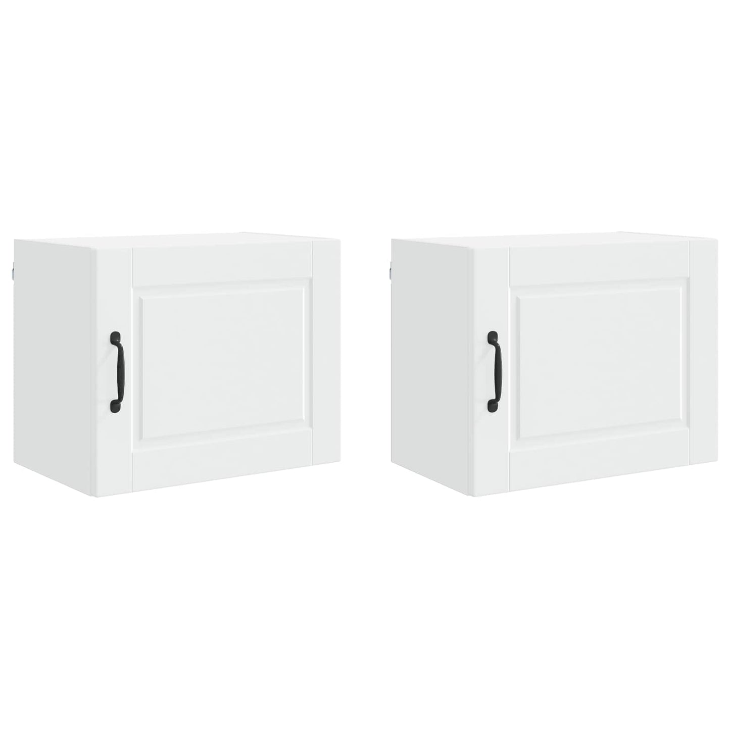 Wall Cabinet PORTO 2 pcs White 50 x 31 x 40 cm Engineered Wood
