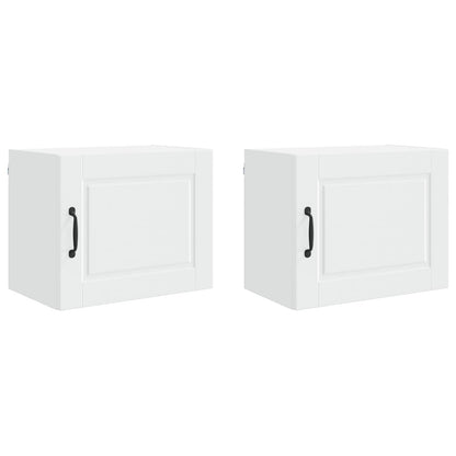 Wall Cabinet PORTO 2 pcs White 50 x 31 x 40 cm Engineered Wood