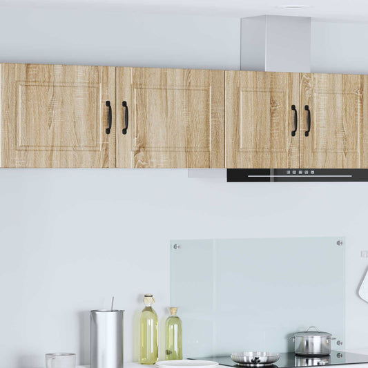 Wall Cabinet PORTO 2 pcs Sonoma Oak Engineered Wood