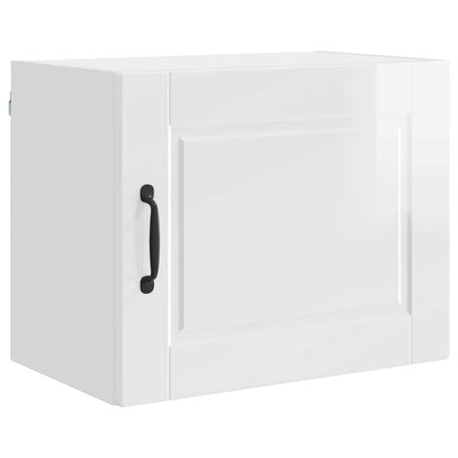 Wall Cabinet PORTO 2 pcs High Gloss White 50 x 31 x 40 cm