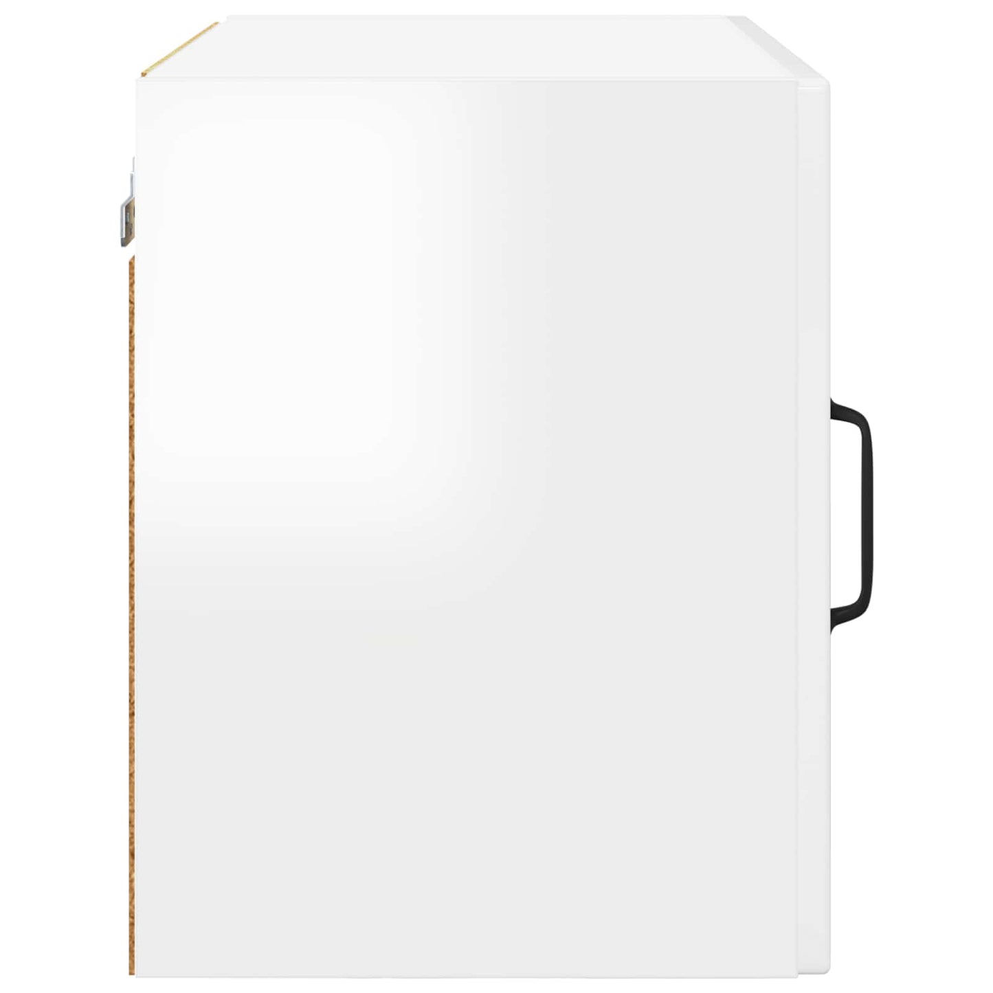 Wall Cabinet PORTO 2 pcs High Gloss White Engineered Wood