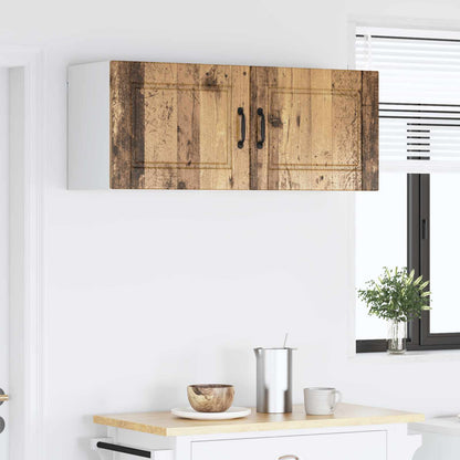 Wall Cabinet PORTO 2 pcs Old Wood 50 x 31 x 40 cm