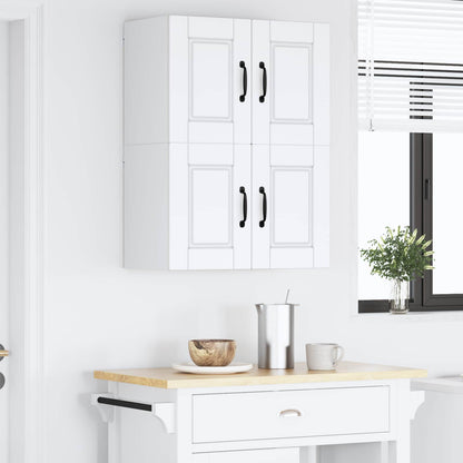 Wall Cabinet PORTO 2 pcs White 60 x 31 x 40 cm Engineered Wood