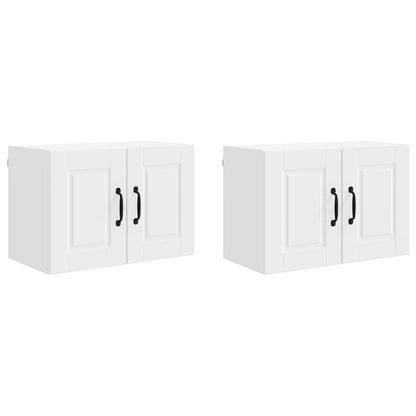 Wall Cabinet PORTO 2 pcs White 60 x 31 x 40 cm Engineered Wood