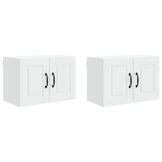 Wall Cabinet PORTO 2 pcs White 60 x 31 x 40 cm Engineered Wood