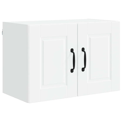Wall Cabinet PORTO 2 pcs White Engineered Wood