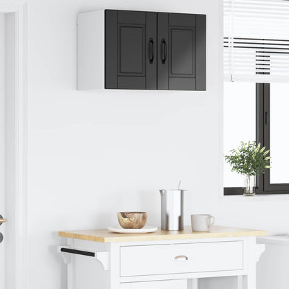 Wall Cabinet PORTO Black 60 x 31 x 40 cm Engineered Wood