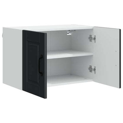 Wall Cabinet PORTO Black 60 x 31 x 40 cm Engineered Wood