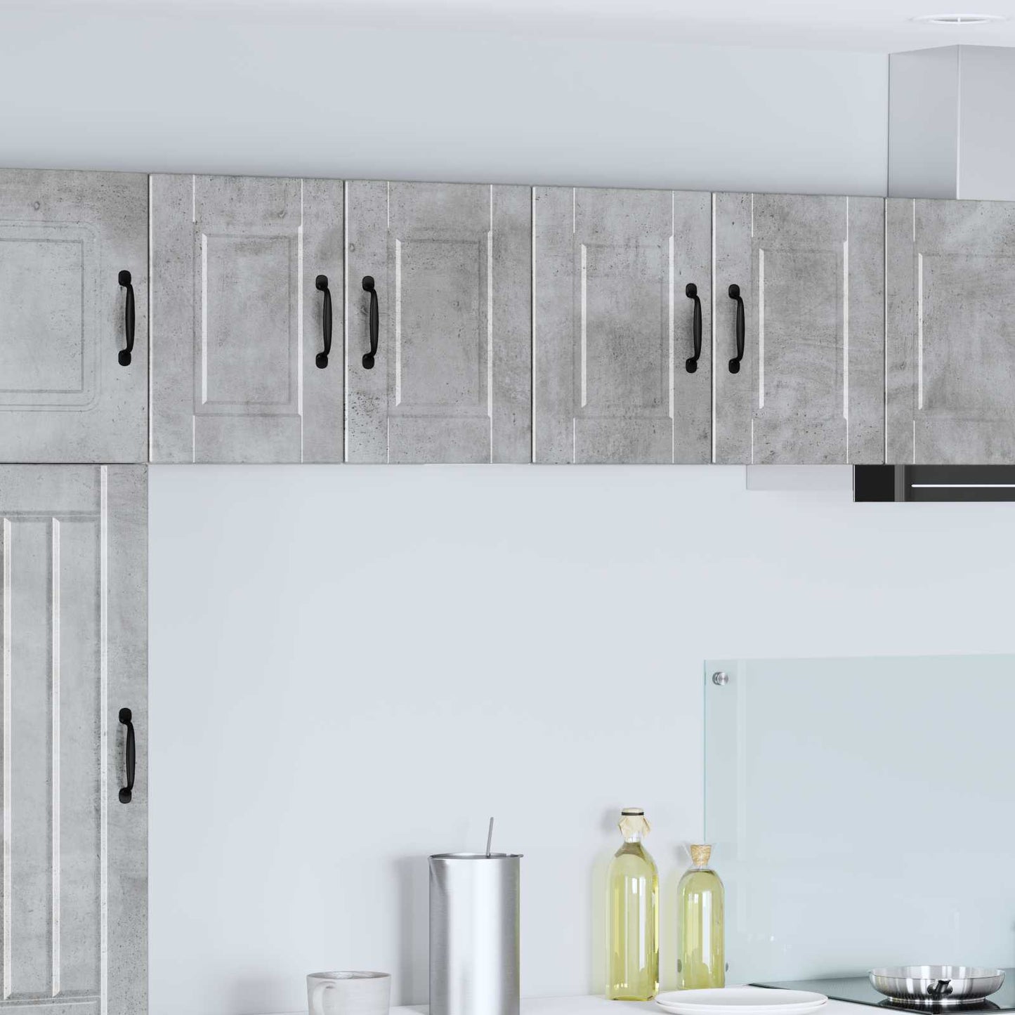 Wall Cabinet PORTO 2 pcs Concrete Grey 60 x 31 x 40 cm