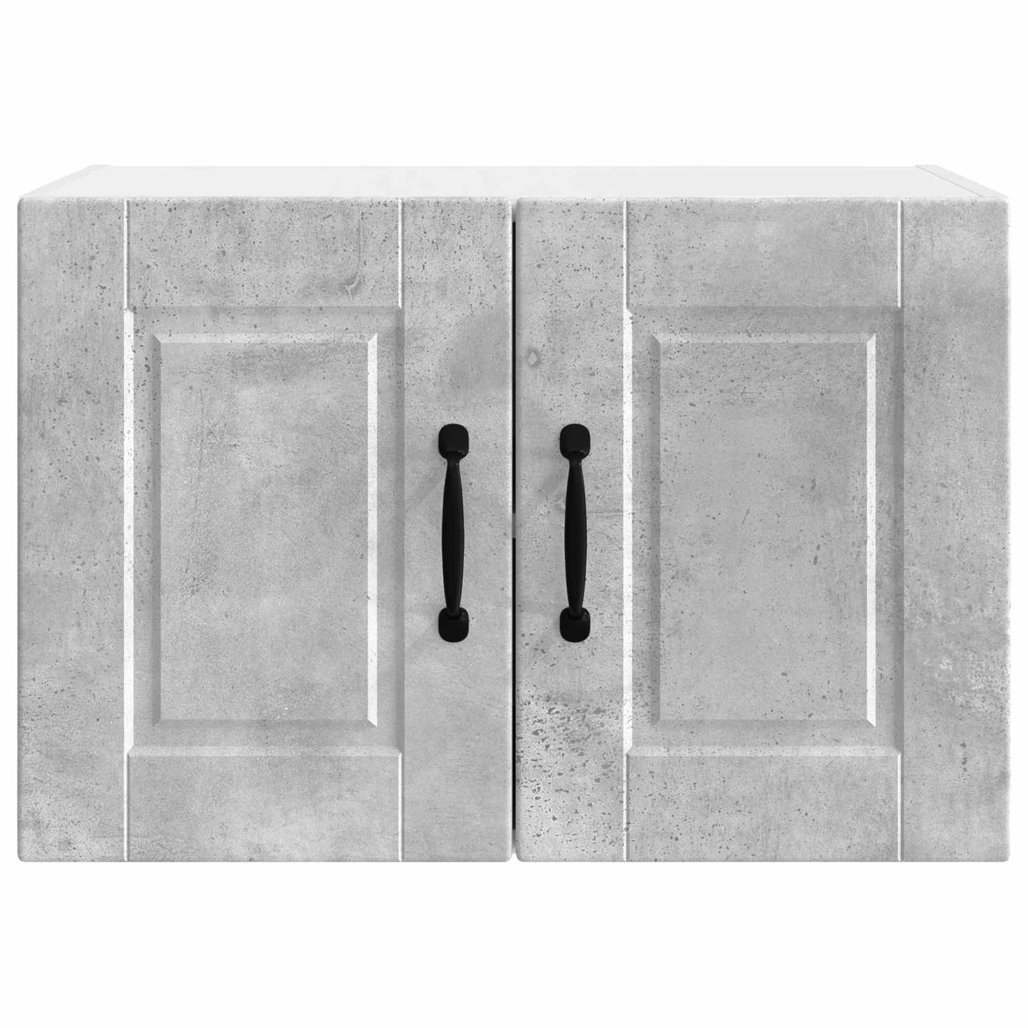 Wall Cabinet PORTO 2 pcs Concrete Grey Engineered Wood