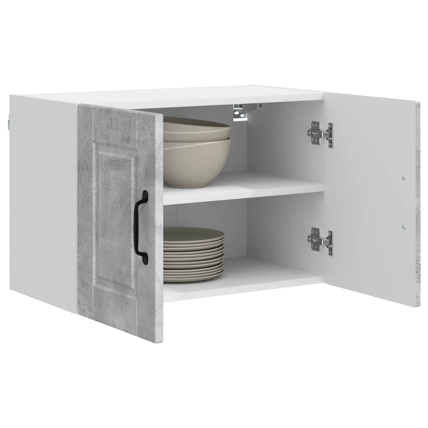 Wall Cabinet PORTO 2 pcs Concrete Grey 60 x 31 x 40 cm