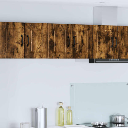 Wall Cabinet PORTO Smoked Oak 60 x 31 x 40 cm Engineered Wood