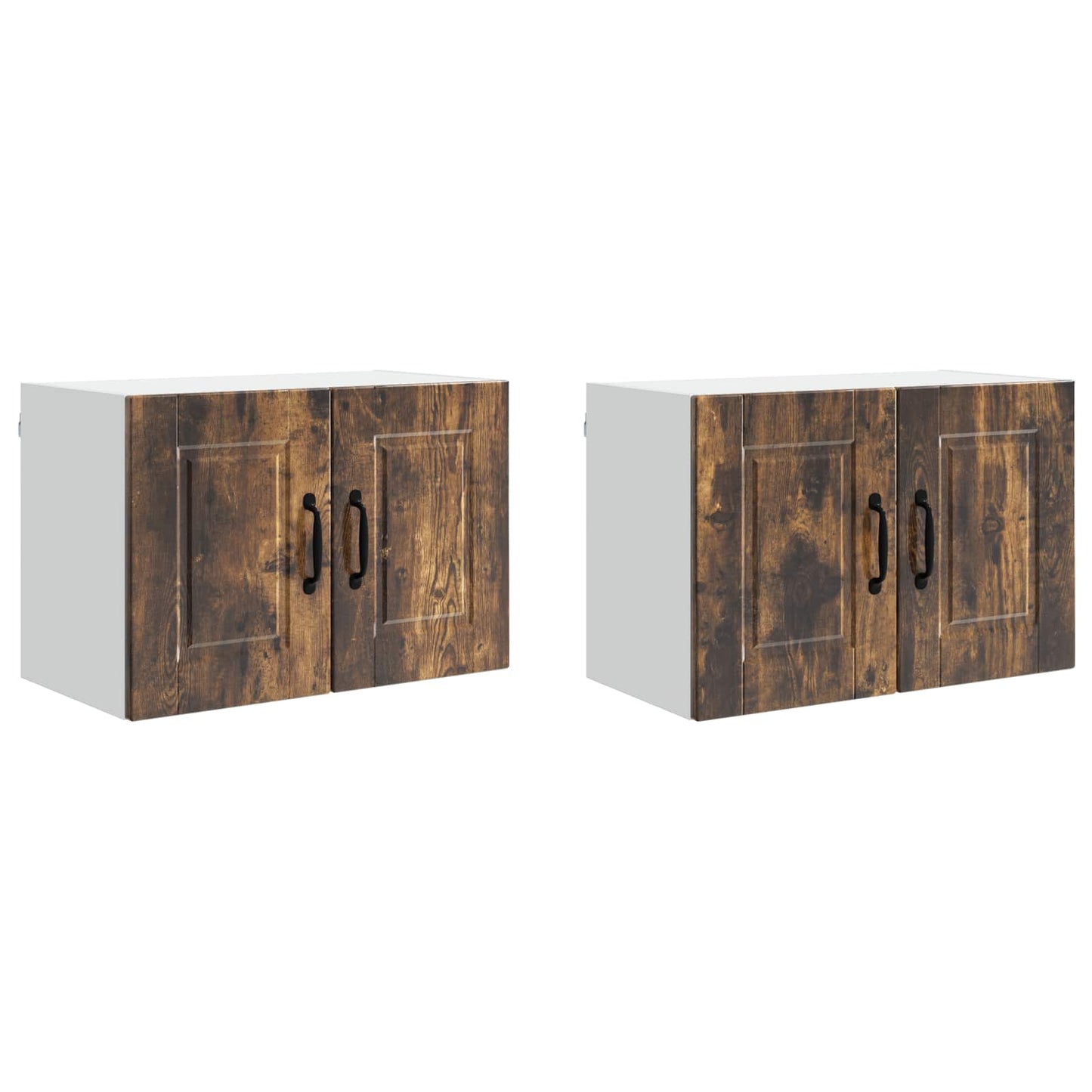 Wall Cabinet PORTO 2 pcs Smoked Oak 60 x 31 x 40 cm