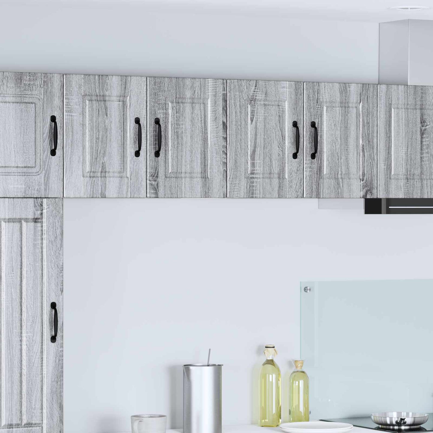Wall Cabinet PORTO Grey Sonoma 60 x 31 x 40 cm Engineered Wood