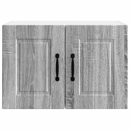 Wall Cabinet PORTO 2 pcs Grey Sonoma Engineered Wood