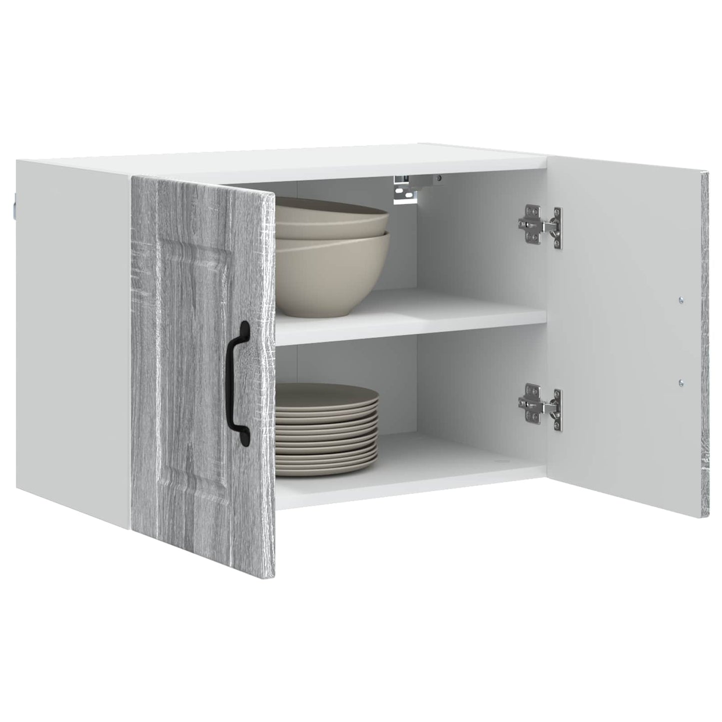 Wall Cabinet PORTO 2 pcs Grey Sonoma 60 x 31 x 40 cm