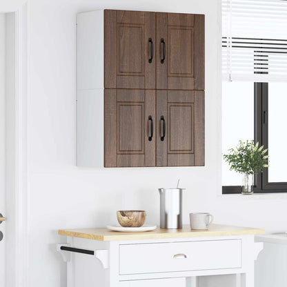 Wall Cabinet PORTO 2 pcs Brown Oak 60 x 31 x 40 cm