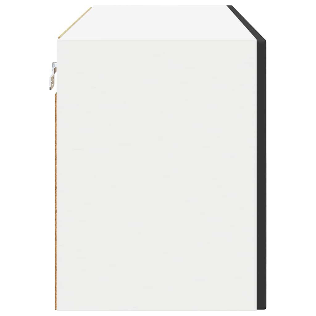 Wall Cabinet PORTO Black 80 x 31 x 40 cm Engineered Wood