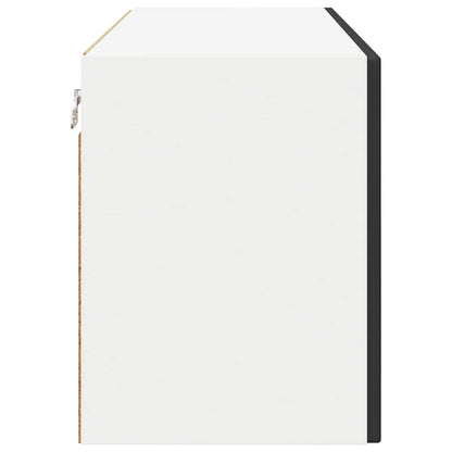 Wall Cabinet PORTO Black 80 x 31 x 40 cm Engineered Wood