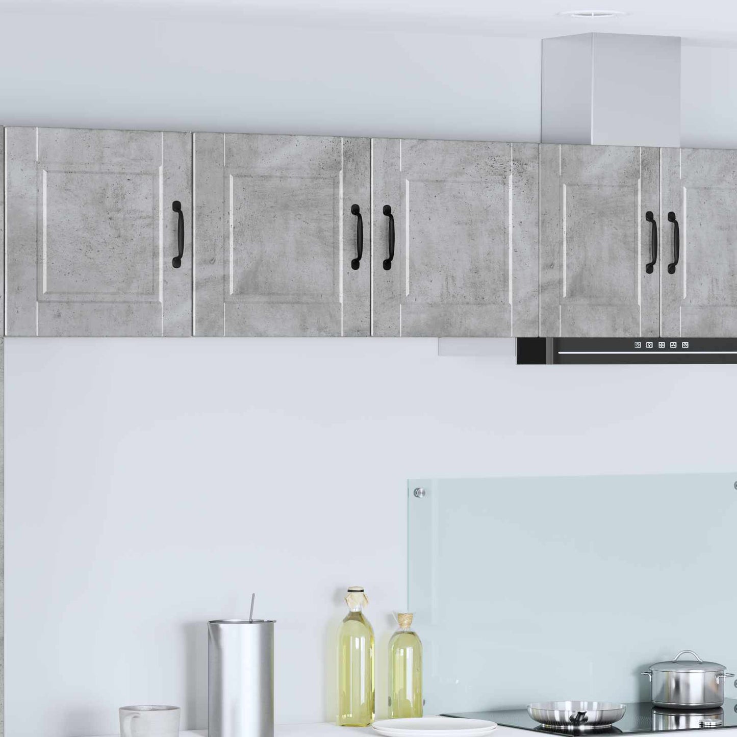 Wall Cabinet PORTO Concrete Grey 80 x 31 x 40 cm