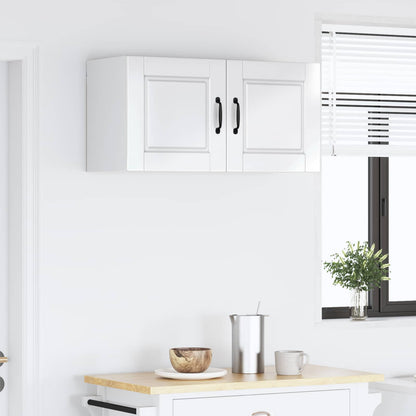 Wall Cabinet PORTO High Gloss White 80 x 31 x 40 cm