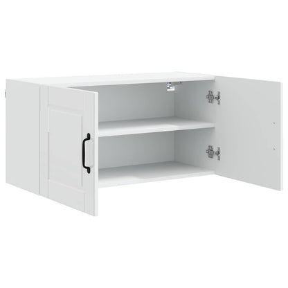 Wall Cabinet PORTO High Gloss White 80 x 31 x 40 cm