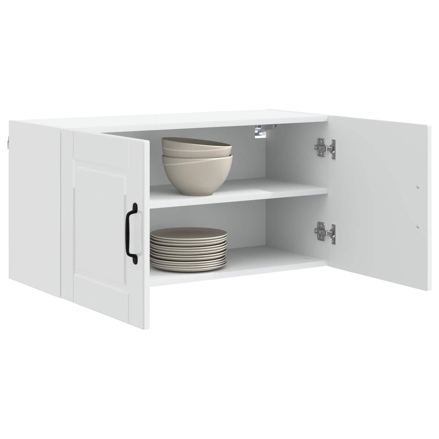 Wall Cabinet PORTO High Gloss White 80 x 31 x 40 cm