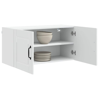 Wall Cabinet PORTO High Gloss White 80 x 31 x 40 cm