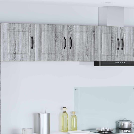 Wall Cabinet PORTO Grey Sonoma 80 x 31 x 40 cm Engineered Wood