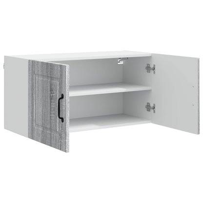 Wall Cabinet PORTO Grey Sonoma 80 x 31 x 40 cm Engineered Wood
