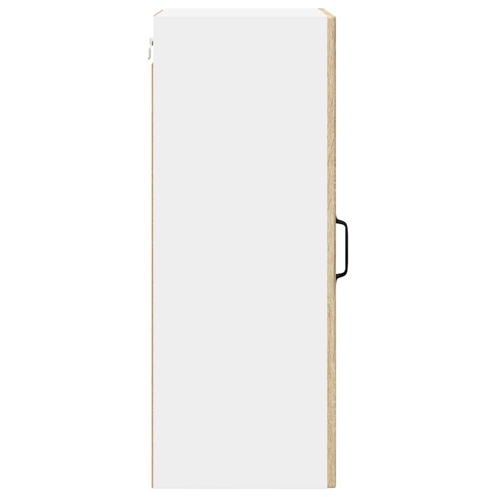 Wall Glass Cabinet PORTO 2 pcs Sonoma Oak 40 x 31 x 80 cm