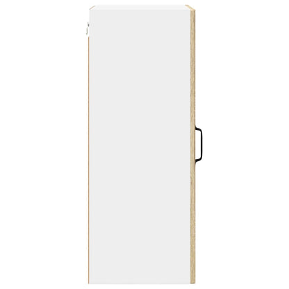 Wall Glass Cabinet PORTO 2 pcs Sonoma Oak 40 x 31 x 80 cm