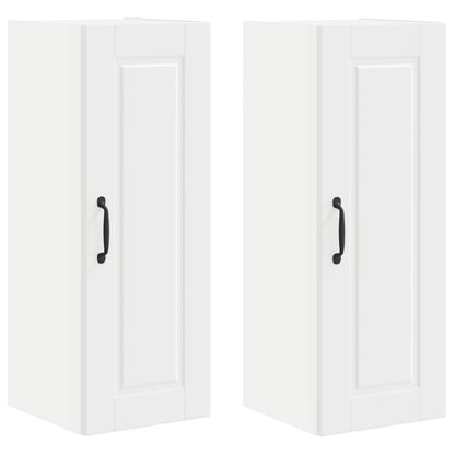 Wall Cabinet PORTO 2 pcs White 30 x 31 x 80 cm Engineered Wood