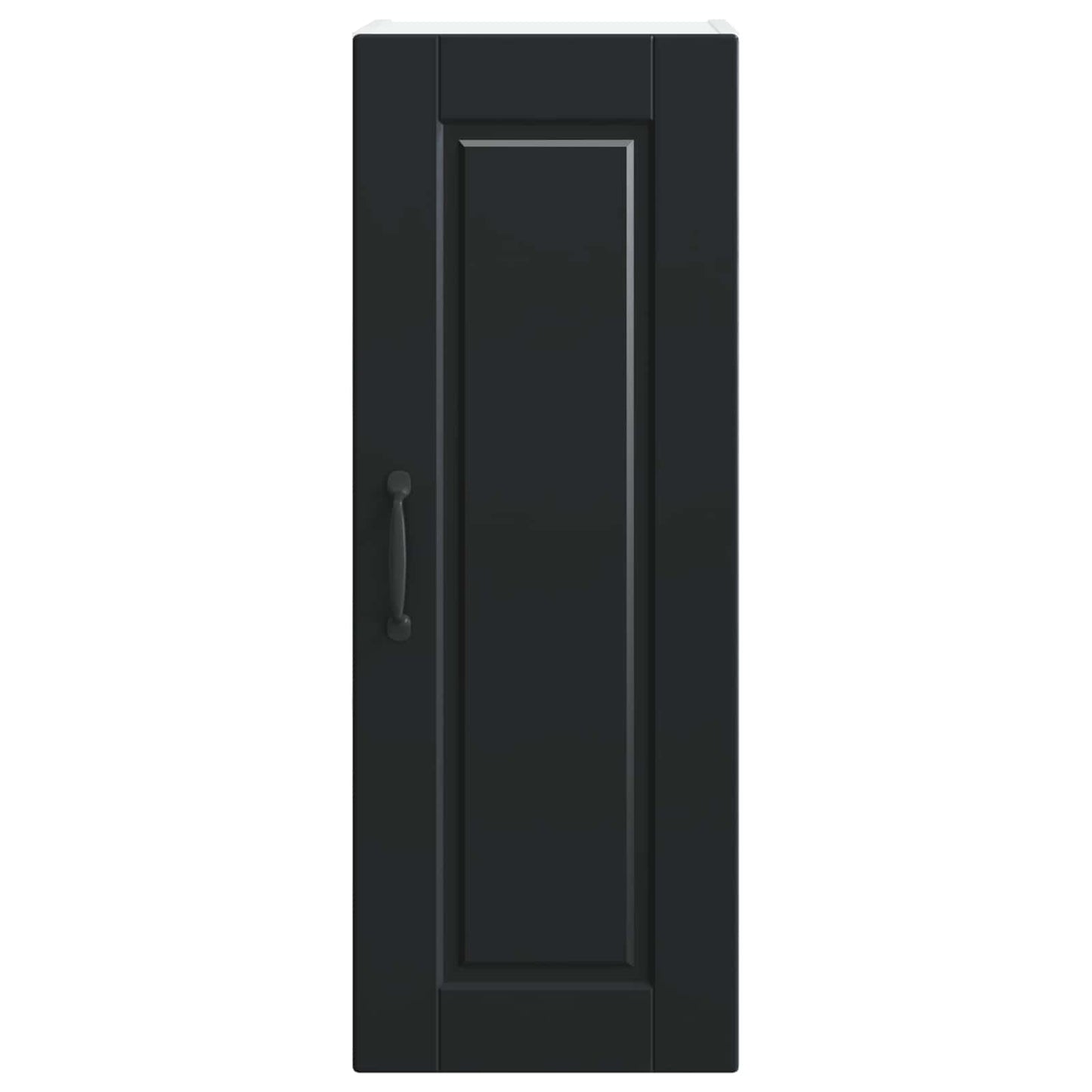 Wall Cabinet PORTO Black 30 x 31 x 80 cm Engineered Wood