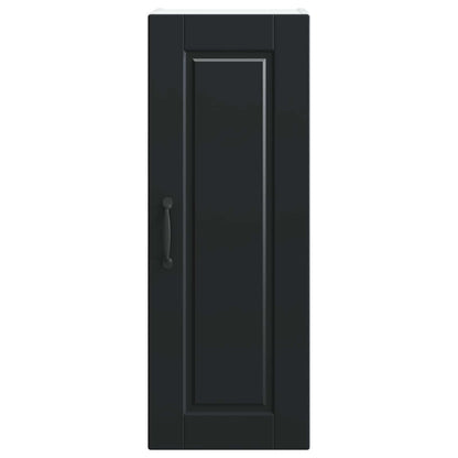 Wall Cabinet PORTO Black 30 x 31 x 80 cm Engineered Wood
