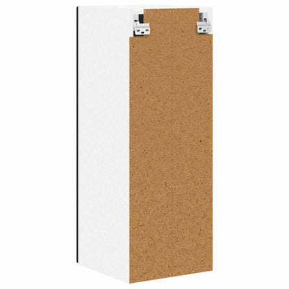 Wall Cabinet PORTO 2 pcs Black 30 x 31 x 80 cm Engineered Wood