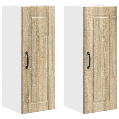 Wall Cabinet PORTO 2 pcs Sonoma Oak 30 x 31 x 80 cm
