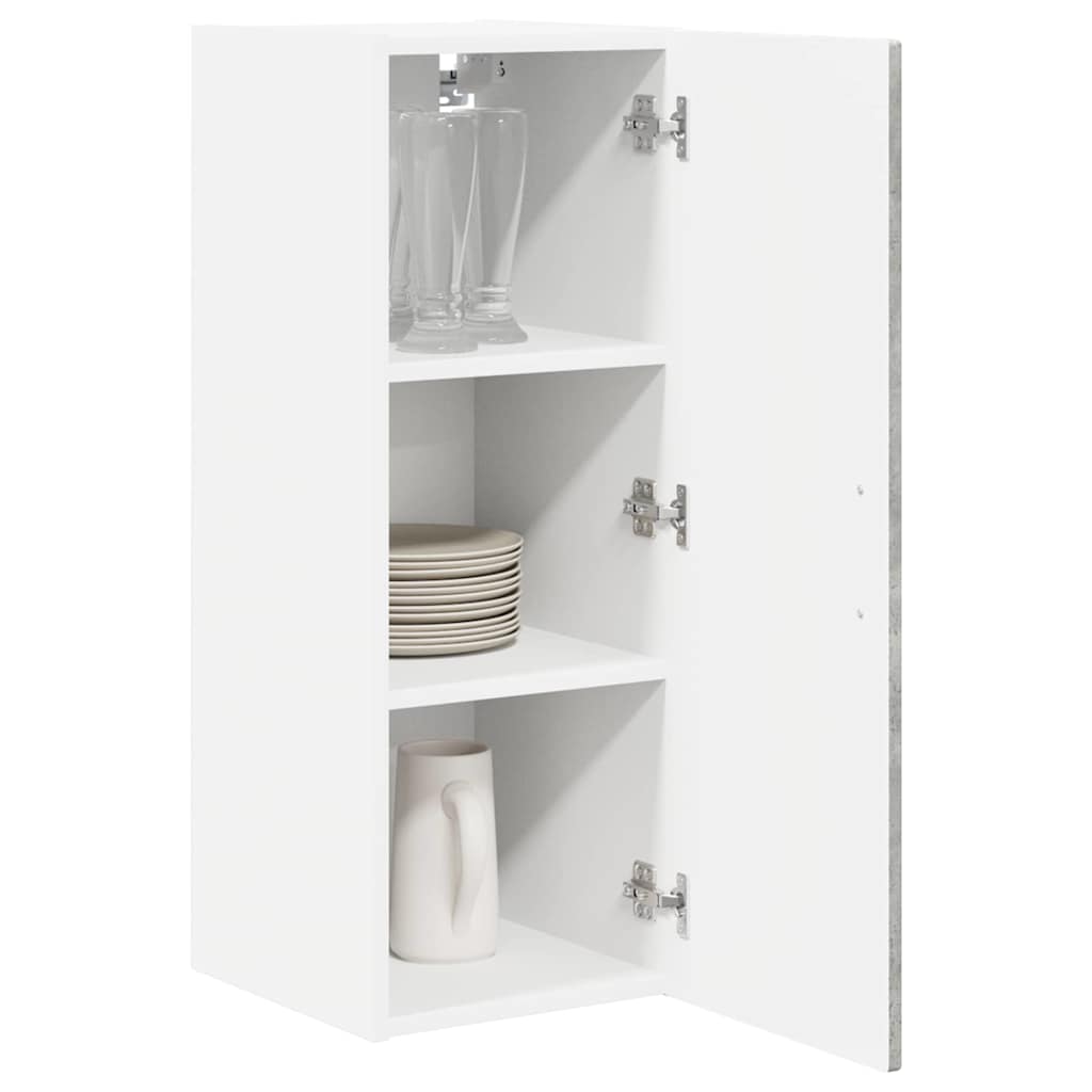 Wall Cabinet PORTO 2 pcs Concrete Grey 30 x 31 x 80 cm