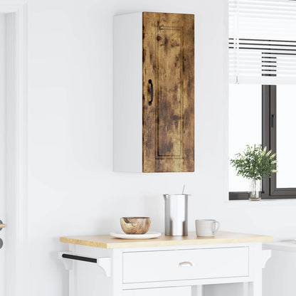 Wall Cabinet PORTO Smoked Oak 30 x 31 x 80 cm Engineered Wood