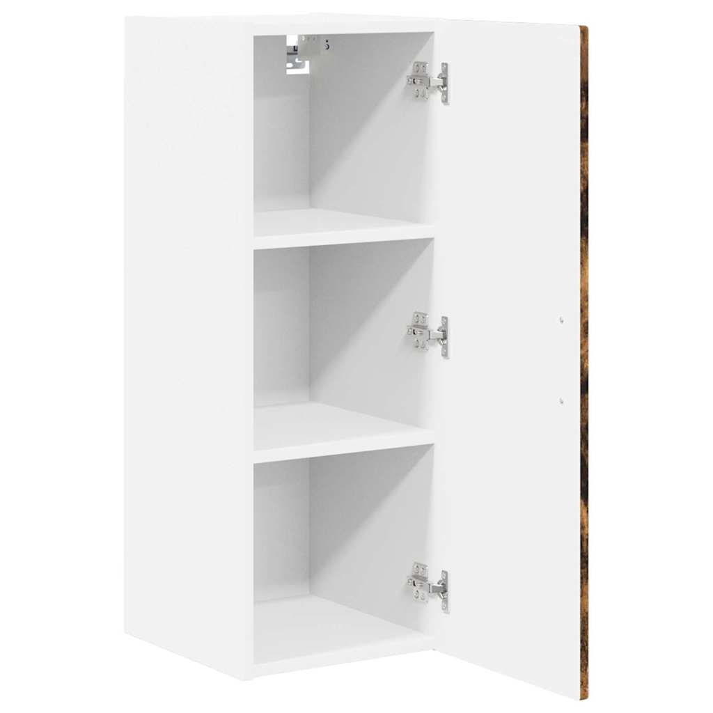 Wall Cabinet PORTO Smoked Oak 30 x 31 x 80 cm Engineered Wood