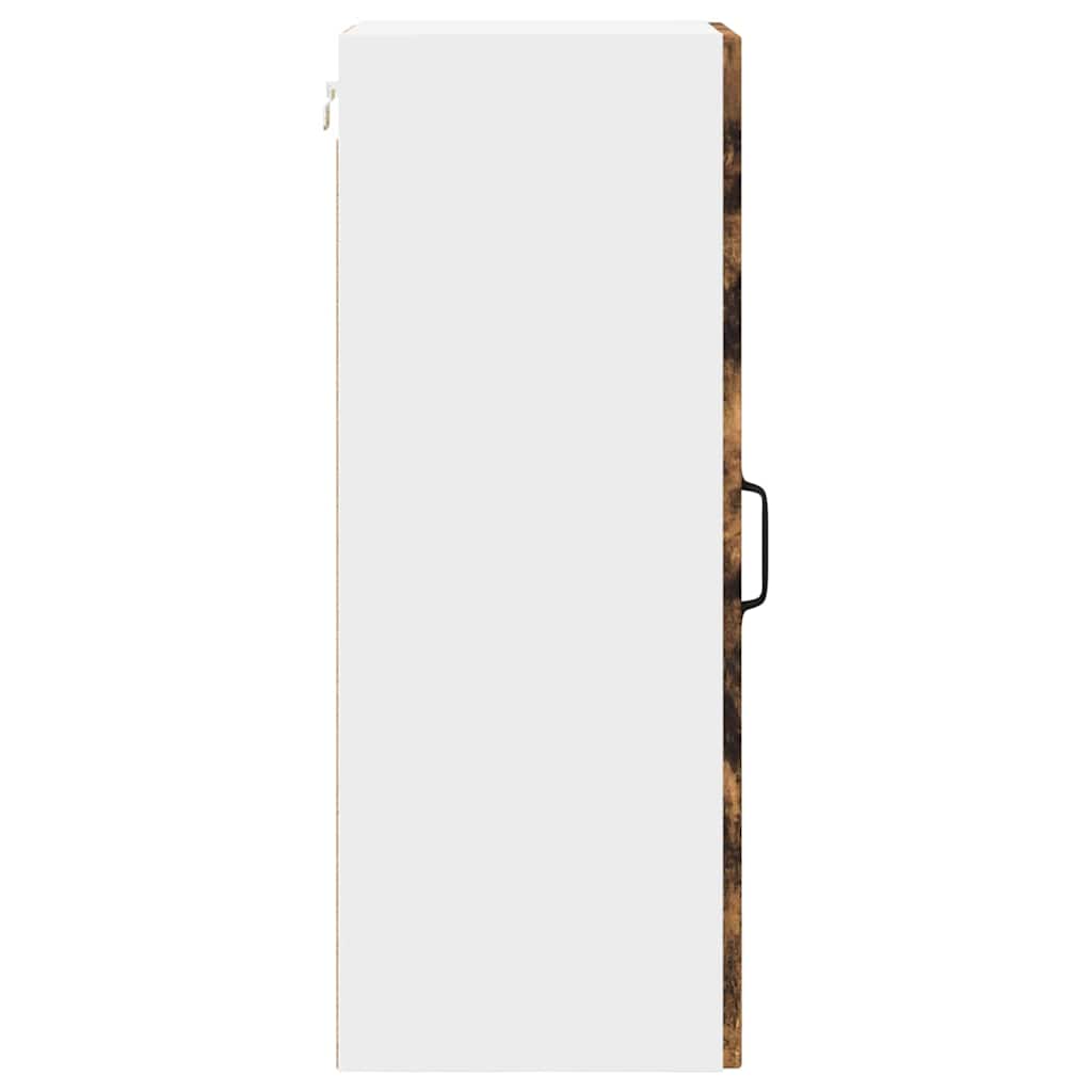 Wall Cabinet PORTO Smoked Oak 30 x 31 x 80 cm Engineered Wood