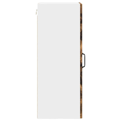 Wall Cabinet PORTO Smoked Oak 30 x 31 x 80 cm Engineered Wood