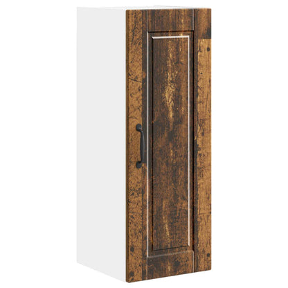 Wall Cabinet PORTO 2 pcs Smoked Oak Engineered Wood