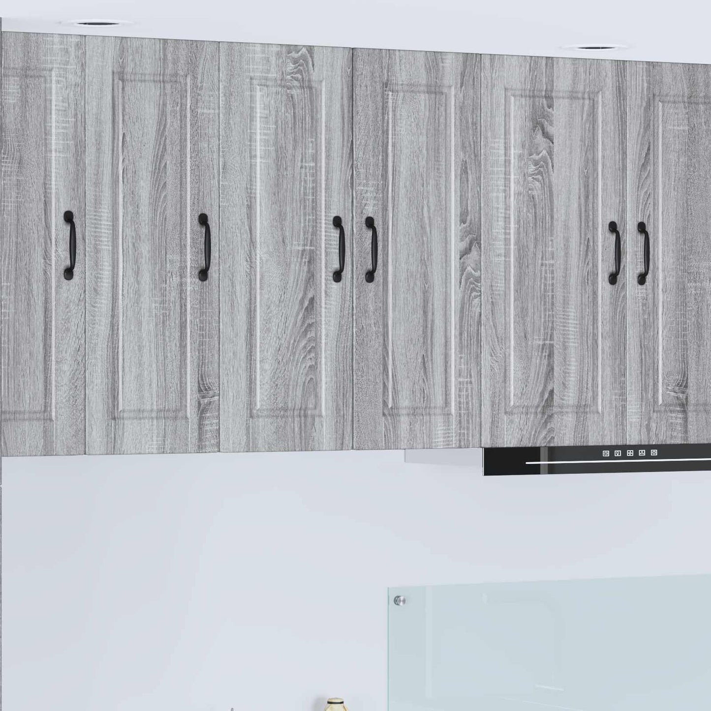 Wall Cabinet PORTO Grey Sonoma 30 x 31 x 80 cm Engineered Wood
