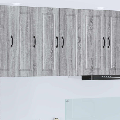 Wall Cabinet PORTO Grey Sonoma 30 x 31 x 80 cm Engineered Wood