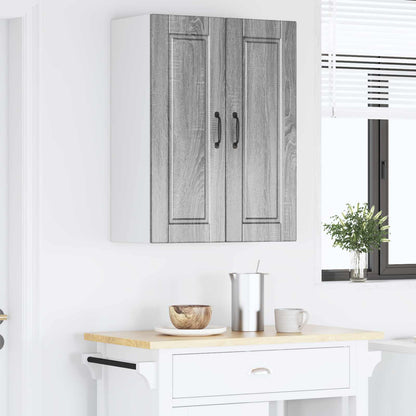 Wall Cabinet PORTO 2 pcs Grey Sonoma Engineered Wood