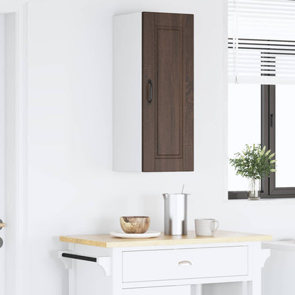 Wall Cabinet PORTO Brown Oak 30 x 31 x 80 cm Engineered Wood