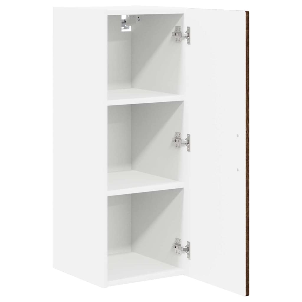 Wall Cabinet PORTO Brown Oak 30 x 31 x 80 cm Engineered Wood