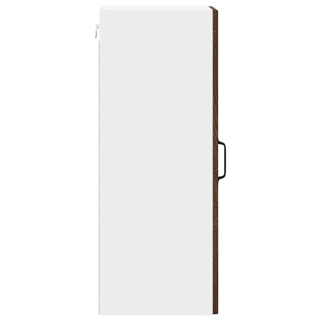Wall Cabinet PORTO Brown Oak 30 x 31 x 80 cm Engineered Wood